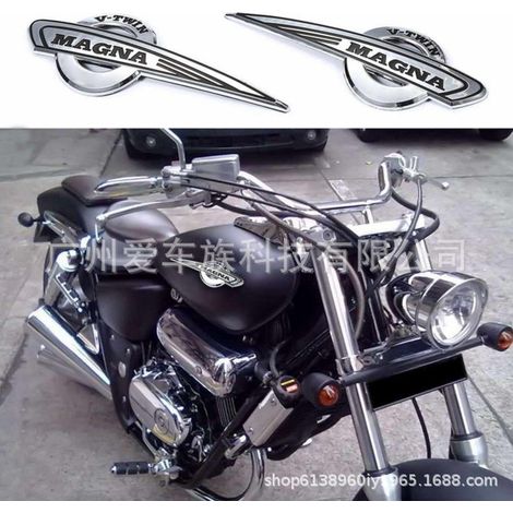Suitable for HONDA MAGNA 250, Dragon Dog 250. Honda Magna parts: fuel tank sticker, 3D float. (1/3)
