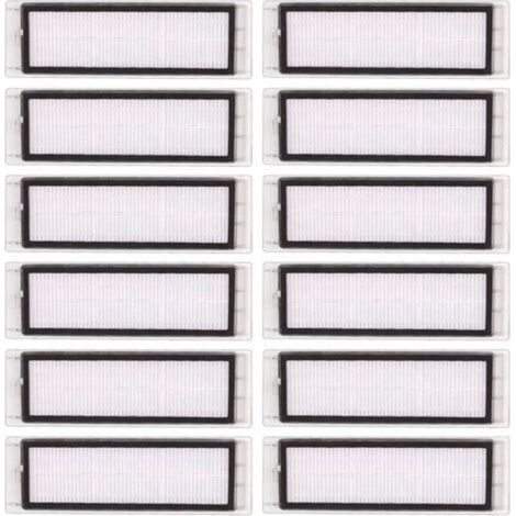 Filtre HEPA remplaçable pour aspirateurs robots Roborock S4, S5, S6, S4 Max, S5 Max, S6 Pure, S6 MaxV, E2, E3, E4, E5, E20, E25, E35 (1/2)