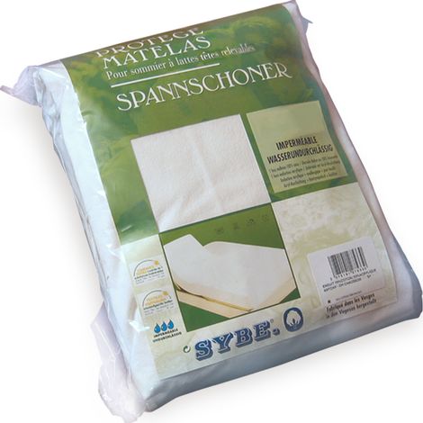 Protège matelas imperméable ANTONY lit articulé TR Bonnet de 23 cm 2x80x190 cm (1/5)