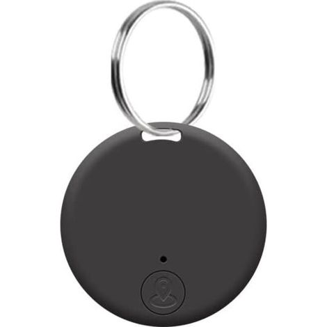 Localisateur de clés Bluetooth intelligent, traceur GPS, portée de 15 m, pour enfants, animaux, chats, motos, bagages, smartphones (noir) (1/5)