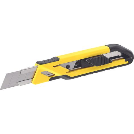 CUTTER GRANDE MM.18 CON GUIDA IN ACCIAIO E BLOCCAGGIO RAPIDO- - (STHT10266-1) - 12 pezzi STANLEY
