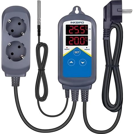 Temperaturregler-Digital-Thermostatbuchse für Heizung mit Sonde und Dual-Time-Cycle-Einstellung INKBIRD ITC-306T (1/5)