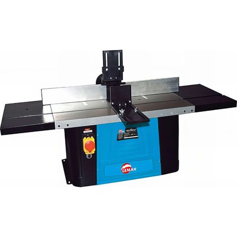 Leman – Défonceuse stationnaire 1500W 6 vitesses 11500-24000T/min – Table 610x360mm – Pour bois dur – LOTDE040