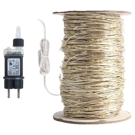 Guirlande LED, Design étanche, Plusieurs couleurs d'éclairage, 200M, Blanc chaud (1/2)
