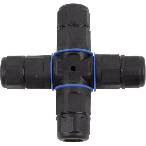Heitronic 45613 Connecteur câble noir IP68 3 pôles (1/3)
