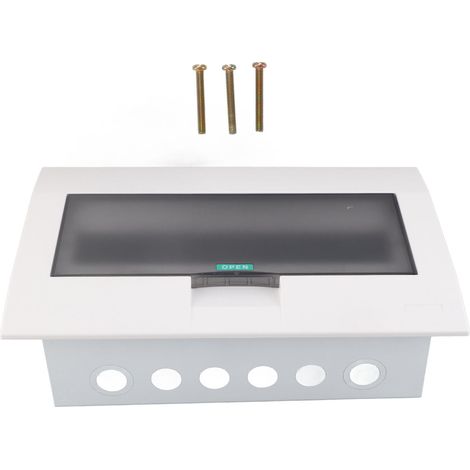 Coffret de distribution intérieur encastré mural pour 15 voies disjoncteur avec rail DIN (1/5)