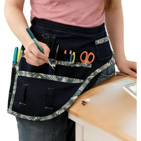 All-in-One Näh-Organizer-Gürtel, Aufbewahrungstasche und Näh-Organizer, freihändiger Werkzeuggürtel zum Nähen (1 Stück) (1/5)