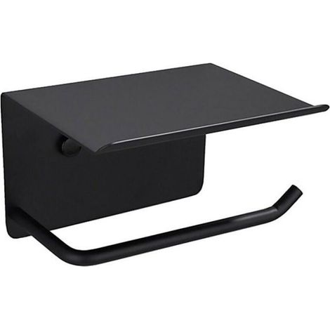 Porte-papier toilette support pour tlphone portable fer repasser noir (1/4)
