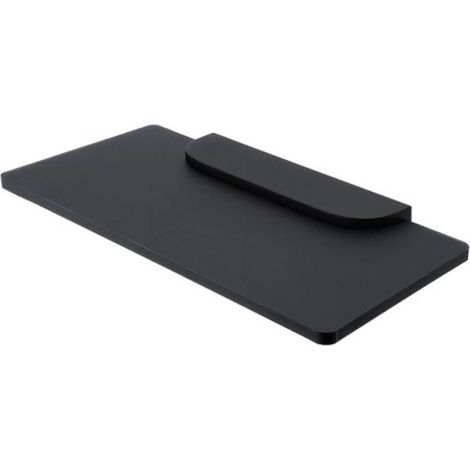 Nimco Nikau - Mensola IXI, lunghezza 20 cm, plexiglass nero NKC X320-C-90