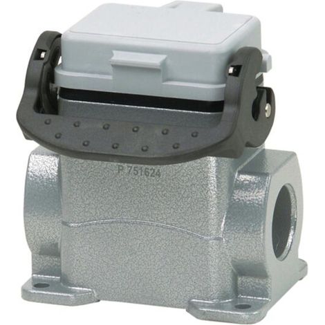 Walther Sockelgehäuse P711606MS 6polig 1xM20 52mm Klappdeckel P711606MS