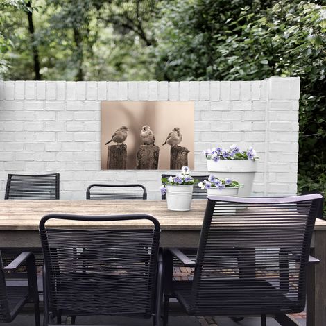 Tableau de Jardin L'Aubade 50 x 70cm Marron