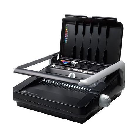 GBC CombBind C340 Kamm-Bindegerät 450 Blätter Schwarz, Silber (1/4)