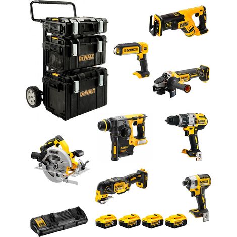 Kit premium DEWALT 18V 5Ah Li-Ion 8 utensili - DCK853P4 (1/5)