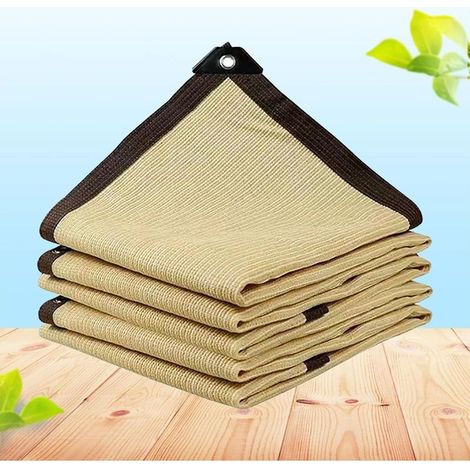 Online Store – Voile d'ombrage rectangulaire 6x4m – Toile en polyéthylène haute densité – Taux d'ombrage 90% – Résistant aux UV – Protection solaire durable (1/5)