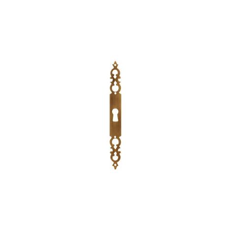 Entrée laiton patiné 195 mm 33 à chanfrein DUBOIS - 247192