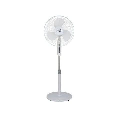 FABRILAMP Ventilatore De Pie Etesio Blanco 3 Velocides 40w Oscillante 3 Lame Bianco Regx43x40 Cm