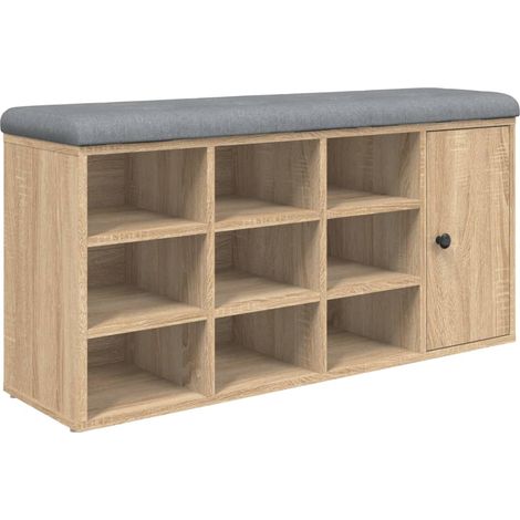Maison Exclusive - Panca Porta Scarpe Rovere Sonoma 102x32x50 cm Legno Multistrato