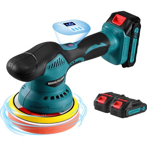 Machine à polir, design sans fil, 6 vitesses réglables, vert (1/2)