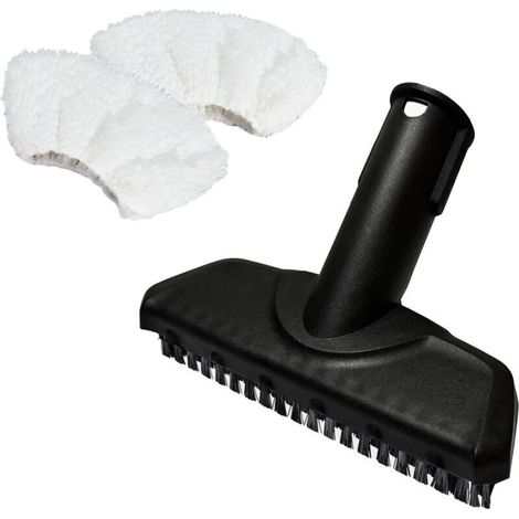 1 Brosse à main, 2 Bonnettes de nettoyage à vapeur pour nettoyeur vapeur Kärcher SC1 SC2 SC3 SC4 SC5 Easyfix 2.884-280.0 (1/5)