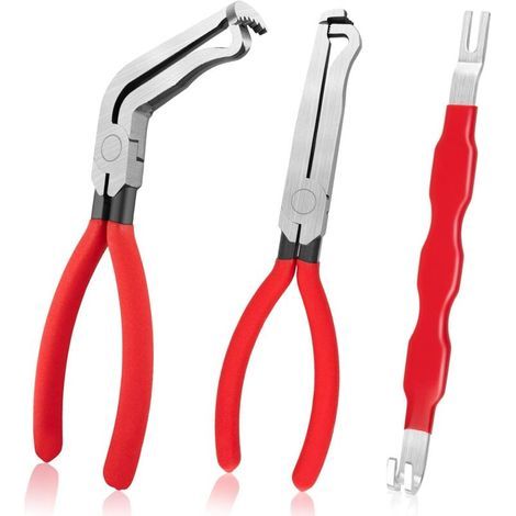 Pinces de déconnexion électrique 3PCS, Outil d'enlèvement de connecteur électrique automobile, Outil d'enlèvement de séparateur de connecteur de borne électrique automobile pour voitures (1/5)