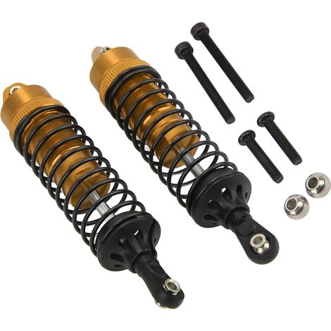 Amortisseurs avant et arrière pour camion RC JLB série 1/10, suspension avant et arrière, jaunes (1/5)