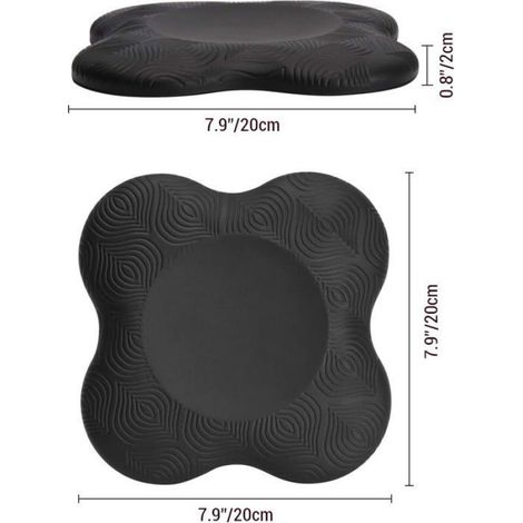 Tapis de yoga antidérapant, genouillère de Pilates, protège les genoux, les chevilles, les coudes et les mains. (1/4)