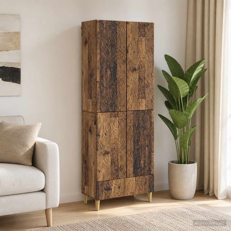 vidaXL Ensemble de Meubles 2 pcs Bois ancien Bois d'ingénierie (1/5)