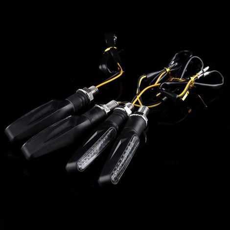 4 X clignotant moto universel indicateurs clignotants clignotants -TUN (1/4)