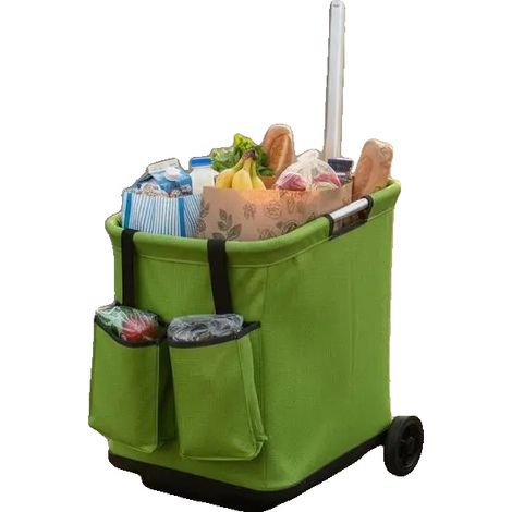 Carrito de la compra, capacidad de 50 litros, diseño plegable, FXCUUP5QLHILN0 (1/2)