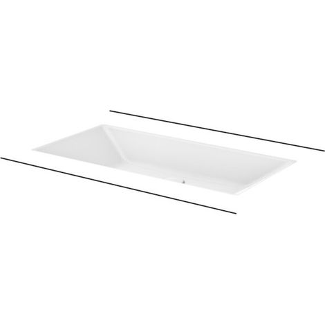 BETTE A231-425 Lavabos rectangle Loft sous-plan (1/2)