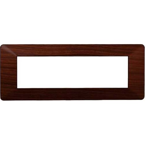 Kompatible Abdeckrahmen Vimar Plana 7 module kunststoff radica farbe Ettroit EV83703