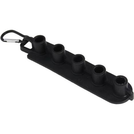 Düsenhalter für Hochdruckreiniger zur Aufnahme von 5 Düsen mit standardmäßigem 6,35-mm-Schnellanschluss aus Gummi. (1/3)