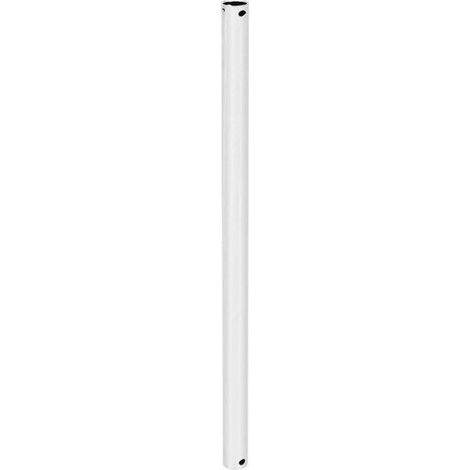 Fabrilamp – Poteau d'extension pour ventilateur de plafond blanc 50x2,6 cm – Métal pour installation intérieure – Compatible avec modèles Marta, Yael, Criador