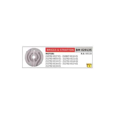 Funda de arranque BRIGGS & STRATTON para motor de cortacésped 210702-0117-E1