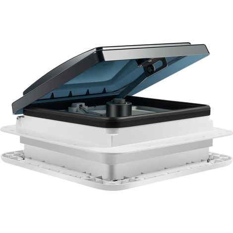 Ventilador de techo ecológico de 12 V y 5 W, apto para vehículos recreativos, equipado con luz nocturna LED, mosquitera y rejilla de ventilación en el techo. (1/5)