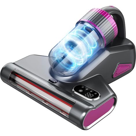 Cordless mattress vacuum cleaner, UV bed vacuum cleaner, 14Kpa HEPA filter handheld vacuum cleaner for cleaning fabric beds and sofas