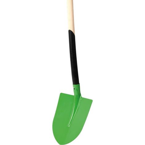 Frankfurt Shovel 260mm in acciaio verde con manico