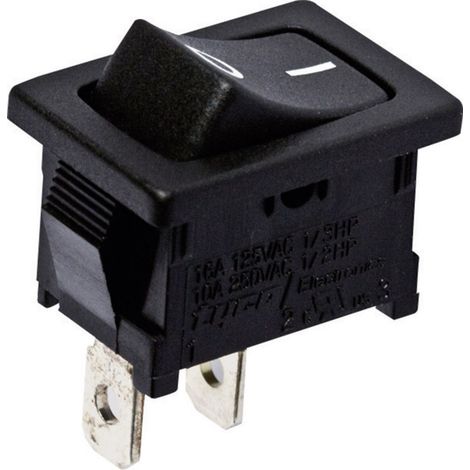 TE Connectivity 1-1571076-0 Wippschalter 1-1571076-0 250 V/AC 10 A 1 x Aus/Ein rastend 1 St.