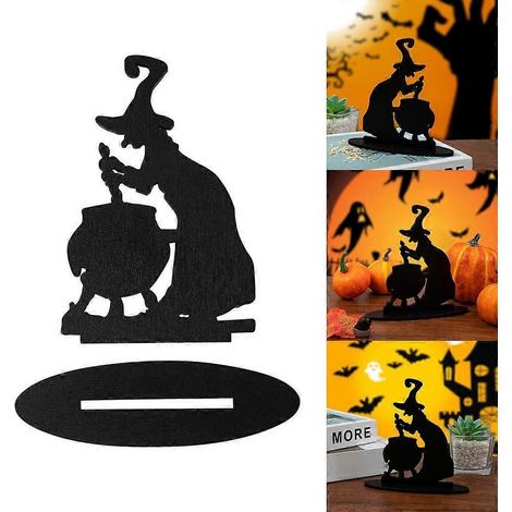 Décorations de bureau pour Halloween, bricolages de sorcière, fournitures de décoration de Noël (1/4)