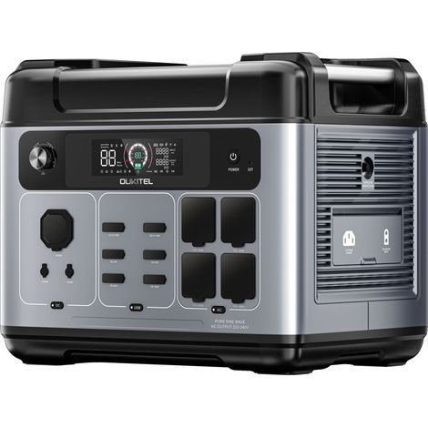 Centrale Électrique Portable - OUKITEL - P2001 Plus - 2400W - Batterie LiFePO4 2048Wh (1/5)