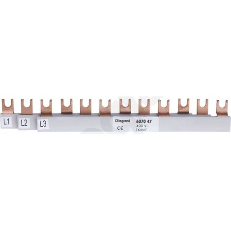 Länge der isolierten Anschlusssammelschiene: 12 Module BI3/16X12