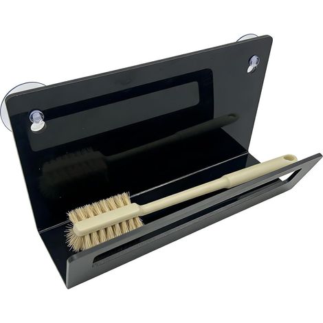 Porte-éponge pour évier Organiseur en acrylique avec ventouse de rangement – Égouttoir pour éponges, pour cuisine, salle de bain, ferme, appartement, dortoir d'étudiant, café et (1/5)