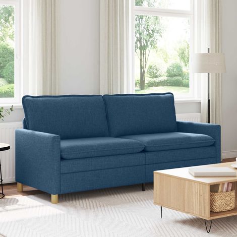 Sofá Azul 196 x 81 x 87,5 cm Tela