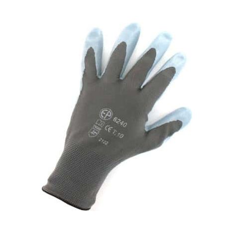 Poliammide guanti grigi dimensioni nitrile palma XL / 10 EP 6240
