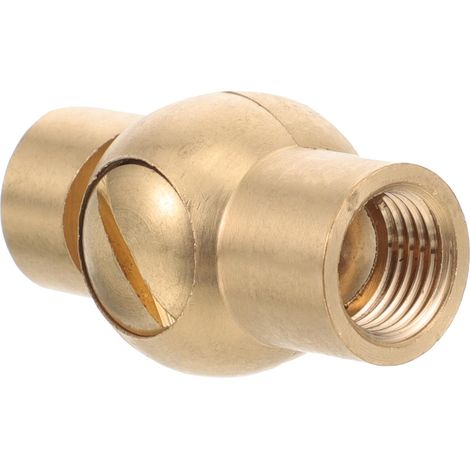 Adaptateur de Lampe Plafond en Cuivre Or M10 Design Rotatif pour Installation Facile, Accessoire pour Luminaire Salle de Bain Réglable à 180 Degrés (1/5)