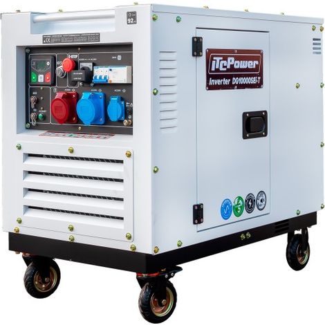 DG10000SEi-T Generador diésel inverter 8,5KW / 10,6KVA ITCPower (1/5)