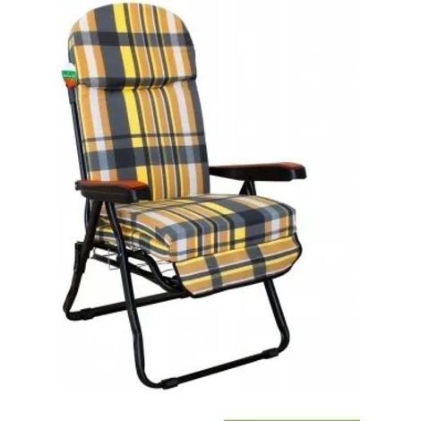 Sonnenliege Super Lusso Trento mit Polsterung 60x67x109