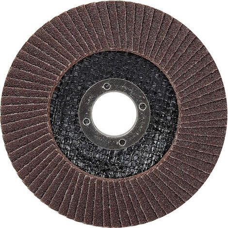 Schleifscheibe flach aus Aluminiumoxid T27, ø100 × 16 mm, Körnung 60