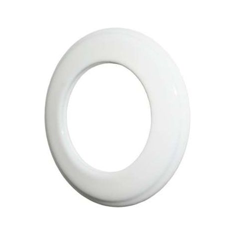 Wittigsthal Rauchrohr Rosette Ø100mm weiß emailliert 51508012