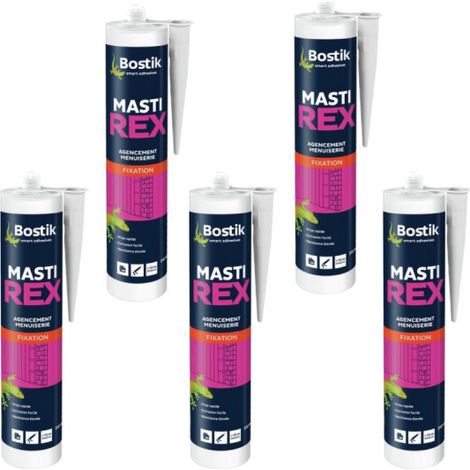 Lotto di 5 sigillanti in neoprene BOSTIK Mastirex - 310ml